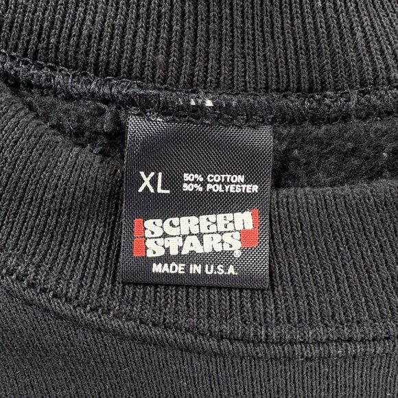 Vintage 1989 Spider-Man Sweatshirt XL Marvel Screen Stars USA Black Rare Comic - Picture 5 of 10